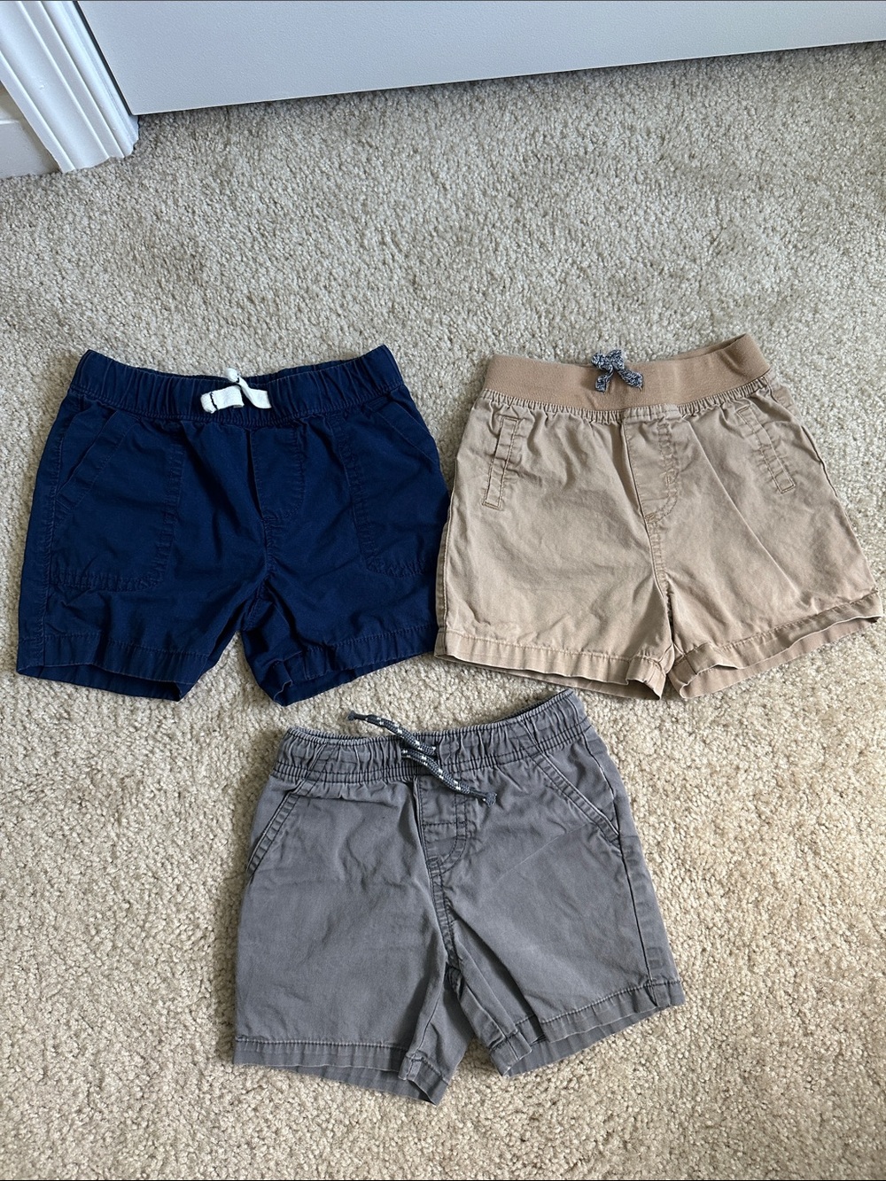 Carter’s and Cat & Jack Boys Casual Pull-On Shorts 18mo bundle